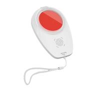 Tampon d'empreintes digitales sans encre, encre d'empreintes digitales, tampon encreur à séchage rapide avec empreinte de pouce - Tampon encreur imperméable avec cordon tour de cou - Rouge