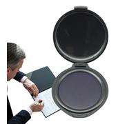 Tampon d'empreintes digitales sans encre - Kit d'empreintes de pouce compact, accessoire d'identification de sécurité durable, outil de marquage des doigts pour notaires, étudiants et projets de