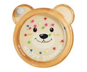 Tampon D'entraînement Rampant En Eau, Tapis D'eau Pour Bébé, Tapis De Jeu Gonflable, Structure Pliable, Fournit Un Rembourrage Doux Autour Du Bord, 80 Cm / 31,5 Pouces, Pour La Maison