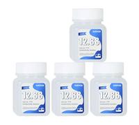 Tampon d'étalonnage liquide de 12,88 mS/cm, solution d'étalonnage de la conductivité et de la salinité pour compteur de salinité, testeur EC, compteurTDS, testeur 5 en 1 et testeur 7 en 1(4 * 50 ml)