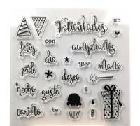 Tampon D'étanchéité En Silicone Transparent, Cadeau Espagnol, Bricolage, Scrapbooking, Gaufrage, Décor D'album Photo