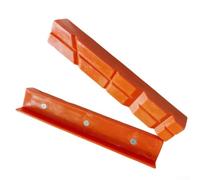 Tampon d'étau, bande de protection, tampon de mâchoire en alliage d'aluminium et nylon pour éviter les blessures par pincement pour la protection de l'établi (1)