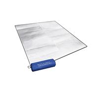 Tampon d'Humidité, Tapis de Sol Camping en Aluminium 200 x 150 cm, Tapis d'Étanchéité Thermique Isolant Pliable à Double Face, Pavé de Sol Ultraléger