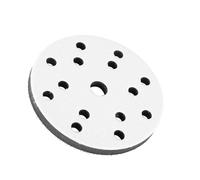 Tampon D'interface de Ponçage Souple de 150 Mm de Diamètre, Tampon de Coussin pour Patins de Ponçage avec Réduction des Vibrations pour Rectifieuses Pneumatiques et électriques (6 pouces 15