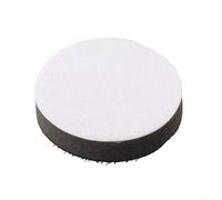 Tampon d'interface en éponge douce pour disques abrasifs et tampons de polissage, compatible avec les outils électriques, tampon de tampon de 6,1 cm, blanc et noir (12,7 cm)