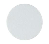 Tampon d'interface en éponge douce pour disques abrasifs - Support tampon de 5,2 à 15,2 cm pour polir les surfaces inégales - Adaptateur en mousse légère pour outils électriques - Blanc (10,2 cm)