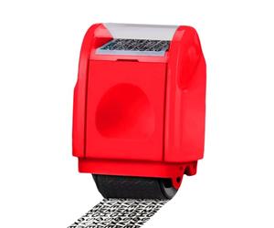 Tampon Efface-adresses Pour Dissimuler Les Informations Sensibles - Tampon Large Anti-usurpation D'identité, Rouleau Encreur Pour La Protection Des Données Personnelles