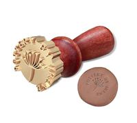 Tampon en argile avec votre logo personnalisé Tampon de poterie personnalisé Créez des empreintes uniques sur l'argile, la céramique et le savon Tampons Signature(1.5Inches)