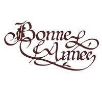 Tampon En Bois Bonne Année 1