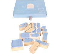 Tampon en bois Délicat set décoratif en bois pour Art Craft Journal Scrapbook Planer Carte-lettre Making Type11