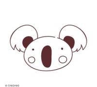 Tampon en bois Graine Créative - Koala - 5,5 x 4,5 cm