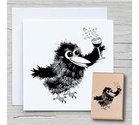 Tampon en bois - Motif : faon - Pour scrapbooking - Cartes - Cerf sauvage