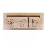 Tampon En Bois Naissance 3 Pièces