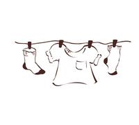 Tampon en bois naissance layette - graine créative G