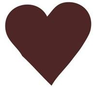 Tampon en bois petit coeur - graine créative