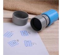 Tampon en caoutchouc compatible avec guitare et ukulélé pour référence d'échelle de notation d'accords et pratique de la musique (bleu)