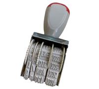 Tampon en caoutchouc - Dater espagnol - Date française - Outil pour scrapbooking et signature de documents