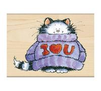 Tampon en caoutchouc monté sur bois Penny Black 3611J Love X-Large