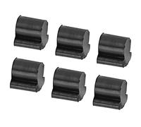 Tampon en Caoutchouc pour Piston de Klaxon, 7 Pièces D'arrêt de Tampon en Caoutchouc Résistant au Bruit pour Tuba Euphonique avec Petite Pile