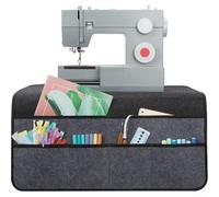Tampon en feutre pour machine à coudre pour table pliable avec 6 compartiments pour le rangement et la protection contre l'humidité pendant la couture (1 pièce)