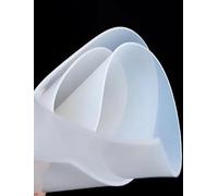 Tampon en silicone transparent, joint transparent haute température, épaisseur 0,5/1/2/3/4/5 mm, feuille de caoutchouc de silicone souple autocollante(500x500x1mm)
