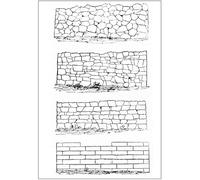 Tampon En Silicone Transparent Pour Album De Scrapbooking, Arrière-Plan Mural, Bricolage