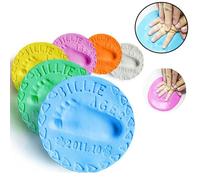 Tampon Encreur À Air Pour Bébé, Séchage Des Empreintes Digitales, Argile Douce, Moulage D'empreintes Digitales, Parent-Enfant, 20g