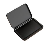 Tampon encreur à empreintes digitales, tampon encreur pour tampon d'affaires de bureau, séchage rapide pour vérification de documents financiers de bureau, vérification de contrat, encres carrées