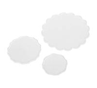 Tampon encreur acrylique transparent, outils essentiels pour le scrapbooking et les cartes (Ensemble de coins en trois pièces) (Ensemble de trois pièces du jardin de vagues)