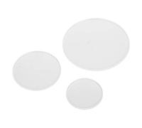 Tampon encreur acrylique transparent, outils essentiels pour le scrapbooking et les cartes (Ensemble de coins en trois pièces)