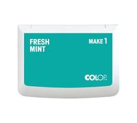 COLOP Tampon encreur MAKE 1 Fresh Mint 50 x 90 mm, tampon pour tampon manuel traditionnel