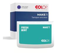Colop Tampon encreur MAKE 1 Fresh Mint 50 x 90 mm pour tampon manuel traditionnel