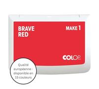 COLOP Tampon encreur MAKE 1 brave red 50 x 90 mm