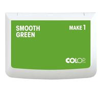 Colop Tampon encreur MAKE 1 – encre Smooth Green – 50 x 90 mm – pour tampon manuel traditionnel