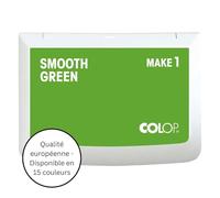 Colop Tampon encreur MAKE 1 – encre Smooth Green – 50 x 90 mm – pour tampon manuel traditionnel