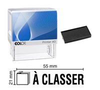 Tampon Encreur Colop Printer 40 - 59 X 23 Mm Noir Recommandé