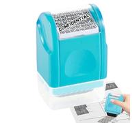 Tampon Encreur Confidentialité Courrier,Bloqueur d'Informations Privées - Tampon Confidentialité contre le Vol d'Identité pour Documents Notariaux Courrier Bancaire Comptabilité Personnelle