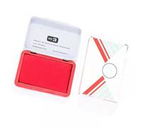 Tampon encreur de bureau et d'affaires - Séchage rapide - Pour le bureau, les documents financiers, les chèques de contrat - Avec encre à séchage rapide