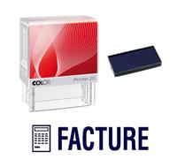 Tampon encreur Facture COLOP printer 20 38x14mm Bleu