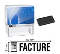 Tampon Encreur Facture Colop Printer 40 59x23mm Noir