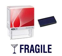 Tampon encreur Fragile COLOP printer 20 38x14mm Bleu
