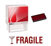 Tampon encreur Fragile COLOP printer 20 38x14mm Rouge