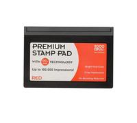 Tampon encreur gel de qualit sup rieure 2000 PLUS pour encre rouge, taille num ro 1, longue dur e, 2,75 x 4,25 (030254)