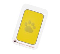Tampon encreur - Kit d'empreintes de pattes de 12,8 cm - Clean Touch - Tampon encreur pour chiens et chats - 1 lot d'empreintes de main et de pied sans encre pour animaux de compagnie - Empreinte sûre