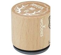 Tampon encreur Noel - Woodies Beige G
