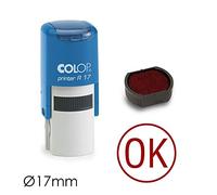 Tampon encreur OK COLOP Printer R17 17mm Rouge