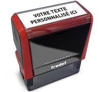 Tampon encreur personnalisable avec votre propre texte, Trodat Printy 4914, dimensions : 64x25 mm, pour 6 lignes de texte maximum, encre incluse, rechargeable