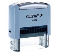 Tampon encreur personnalisable - GENIE S XP-402 - Accessoires inclus - Encreur - 4 lignes