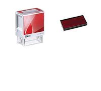 Tampon encreur Personnalisé 3 lignes COLOP Printer 10 27x10mm pour adresse et raison sociale Rouge