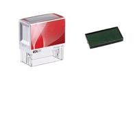 Tampon encreur Personnalisé 5 lignes COLOP Printer 40 59x23mm pour adresse et raison sociale Vert